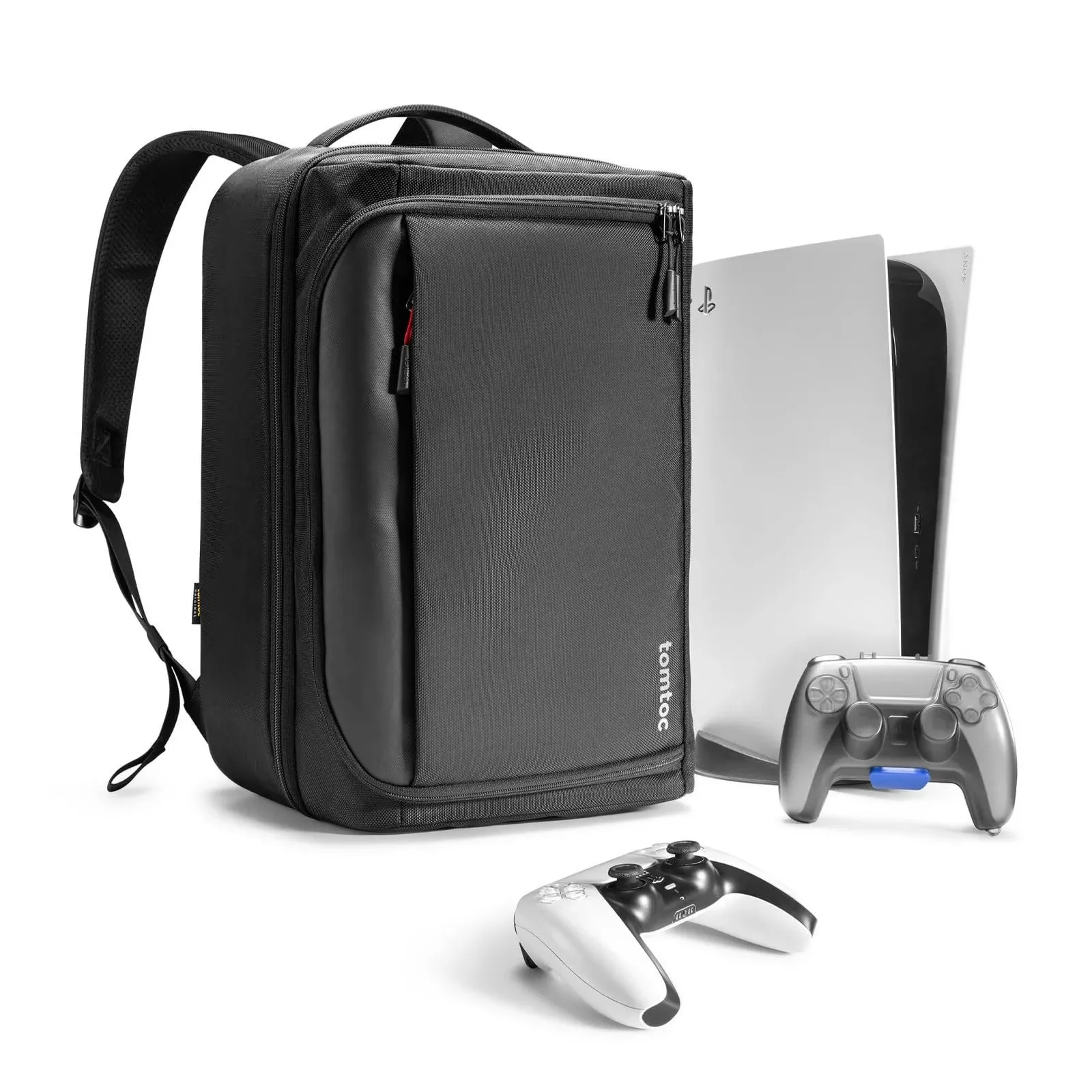 tomtoc Travel Backpack for PS5 Console, Accessories, Protective Carrying Case