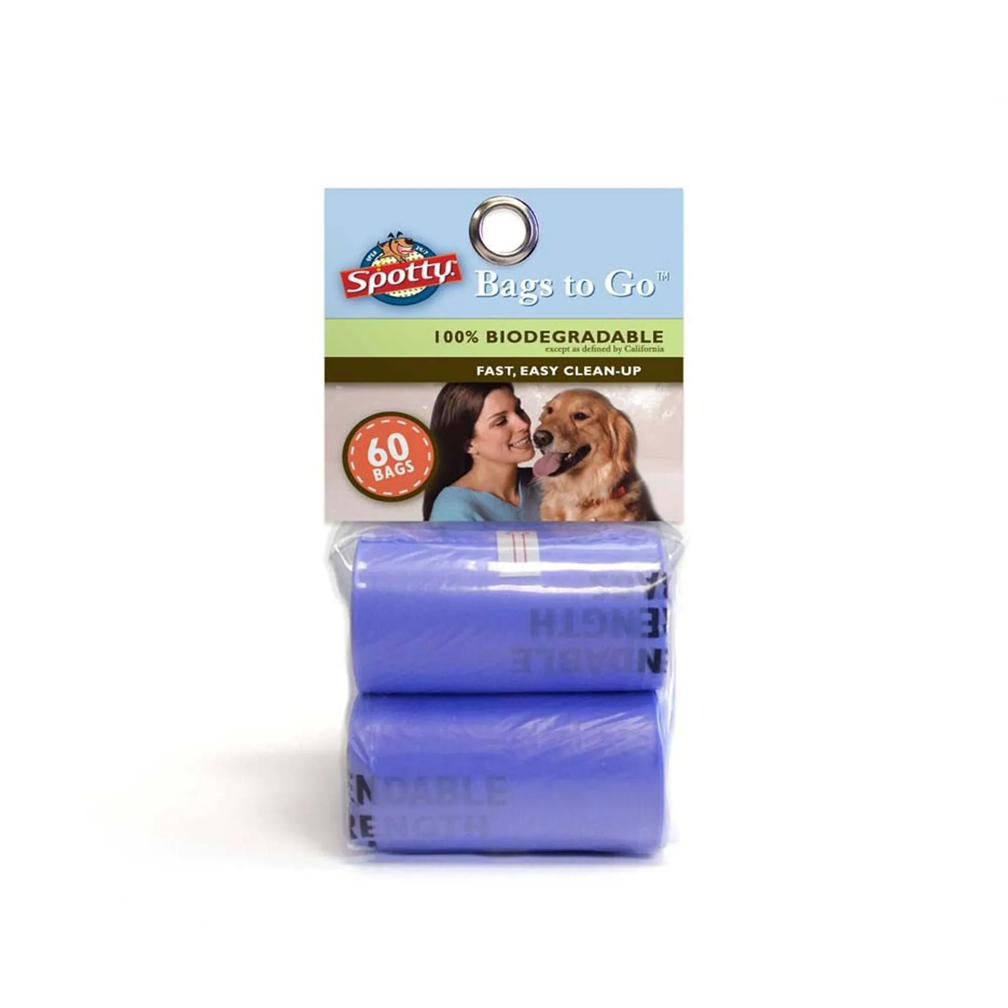 Bags to Go Rolled Doggy Pick Up Refill Bags 60ct