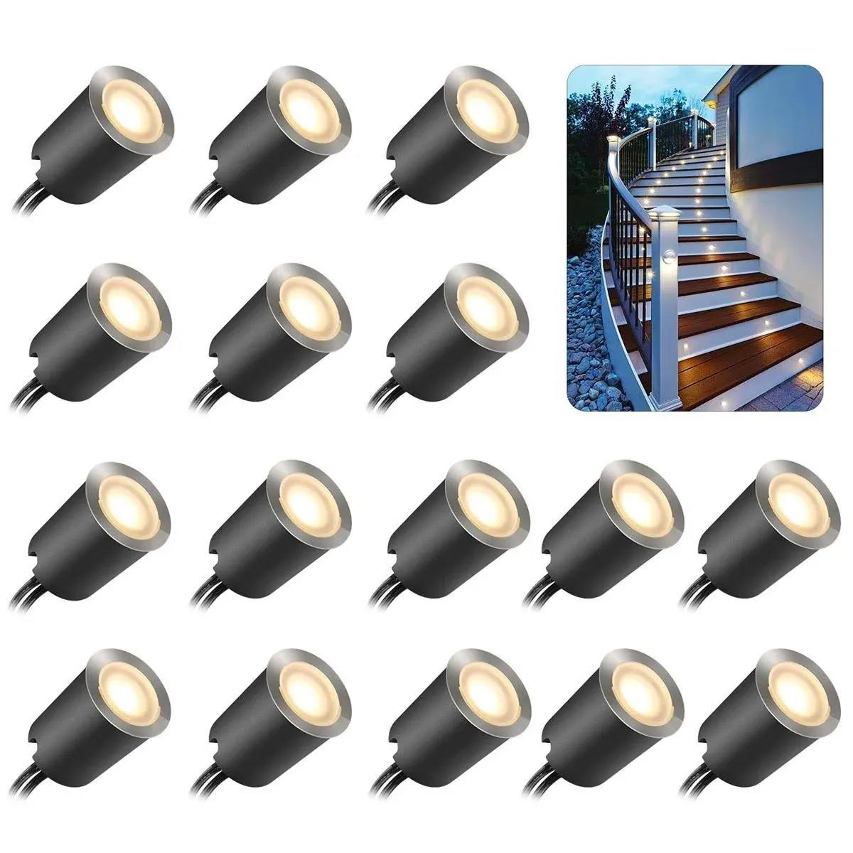 SMY Lighting Recessed LED Deck Light Kits