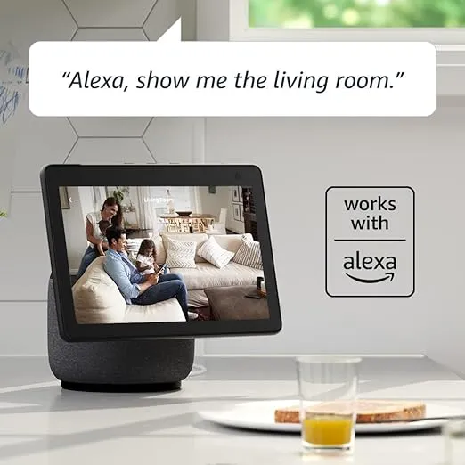 Blink Mini - Compact indoor plug-in smart security camera, 1080p HD video, night vision, motion detection, two-way audio, easy set up, Works with Alexa – 2 cameras (Black)