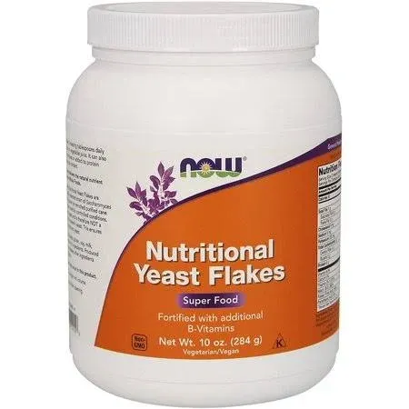 Now Foods: Nutritional Yeast Flakes Super Food, 10 oz (2 pack)