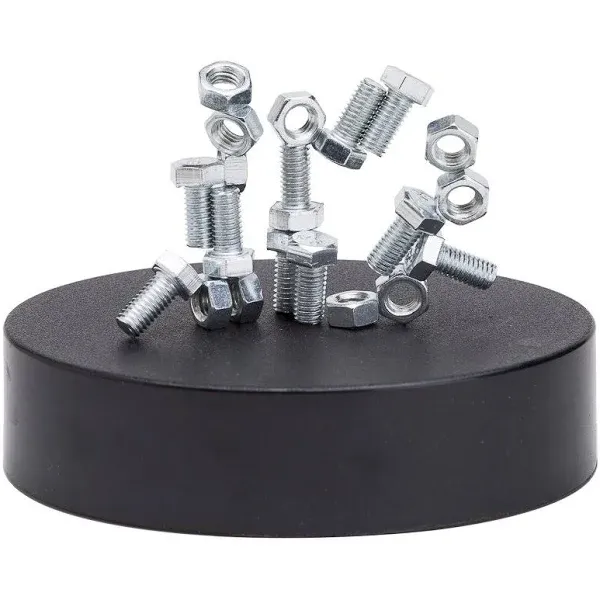 THY COLLECTIBLES Magnetic Sculpture Desk Toy for Intelligence Development Stress Relief Strong Magnet Base Solid Metal Pieces (Nut