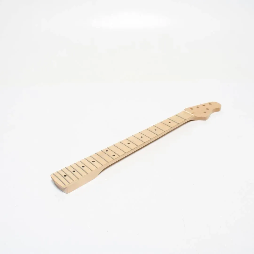 Electric Guitar Neck,Maple 22 Frets Fingerboard Compatible 4X2 Headstock for ST 