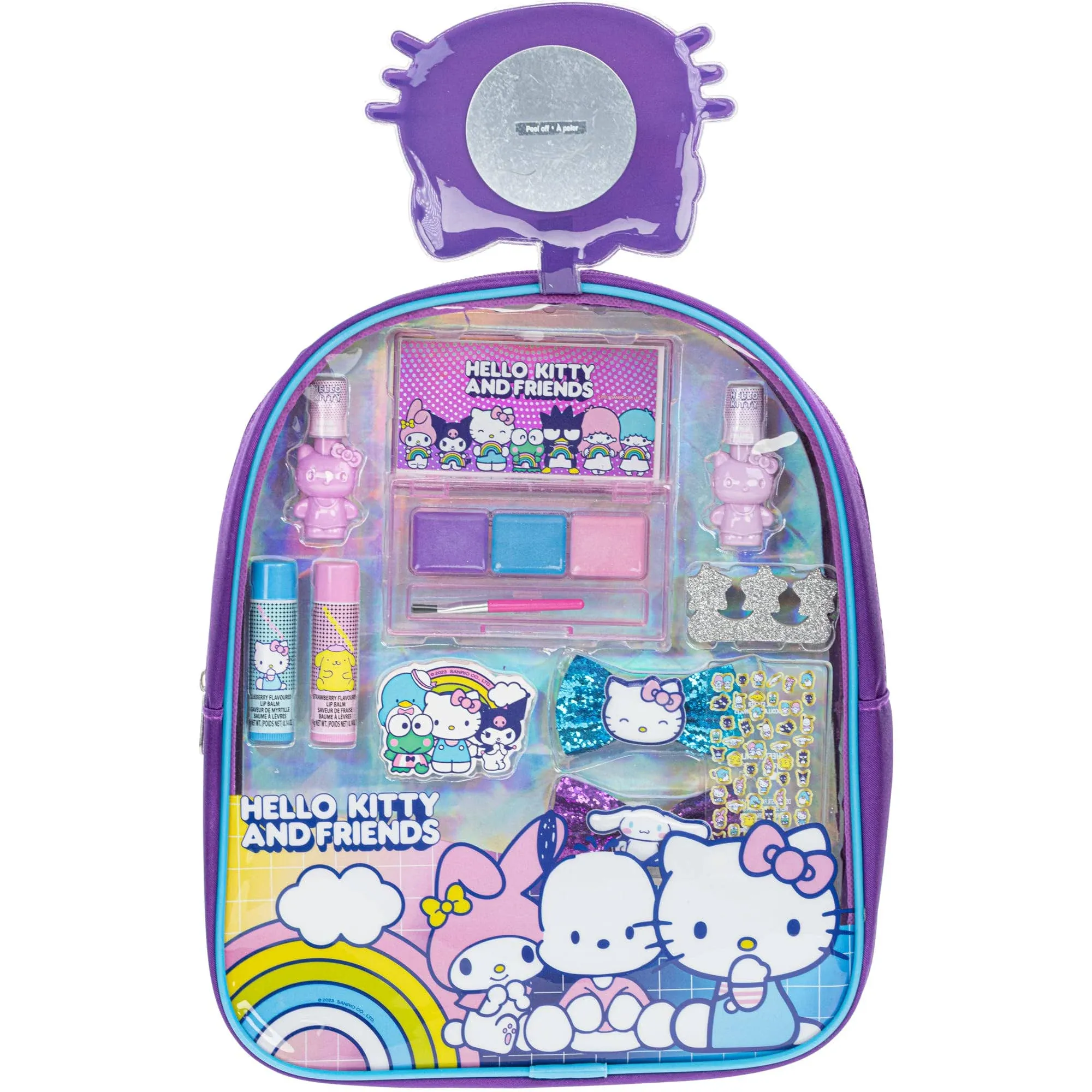 Hello Kitty and Friends- Townley Girl Makeup Filled Backpack Set