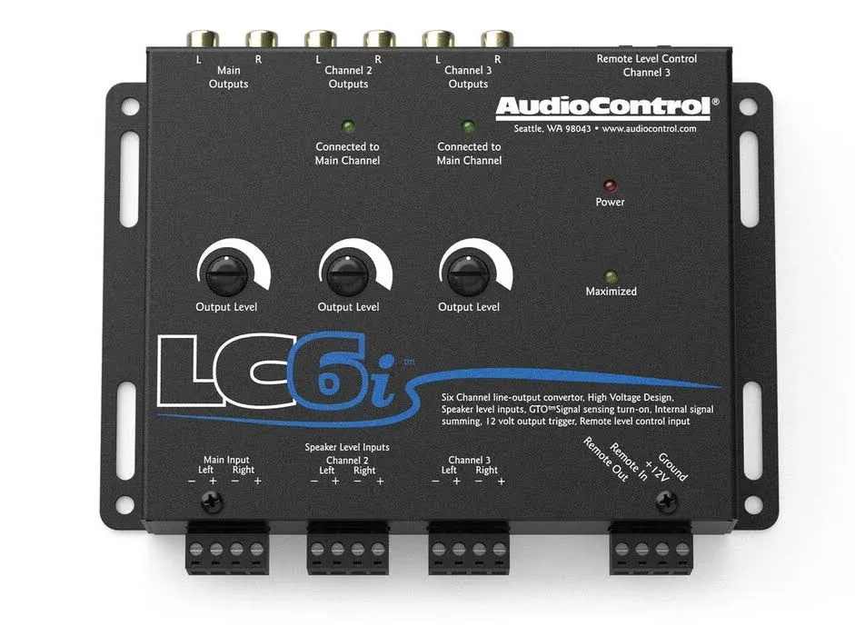 AudioControl LC6i 6 Channel Stereo Line Output Converter Internal Summing NEW