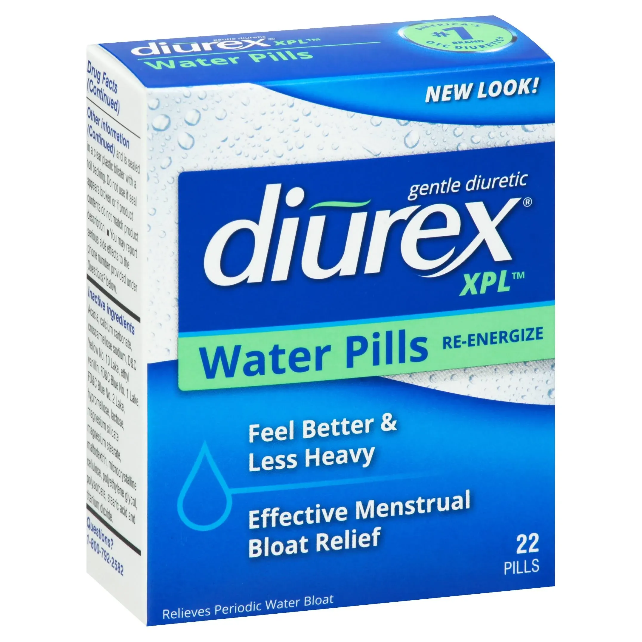 Diurex Water Pills, Original Formula - 22 count