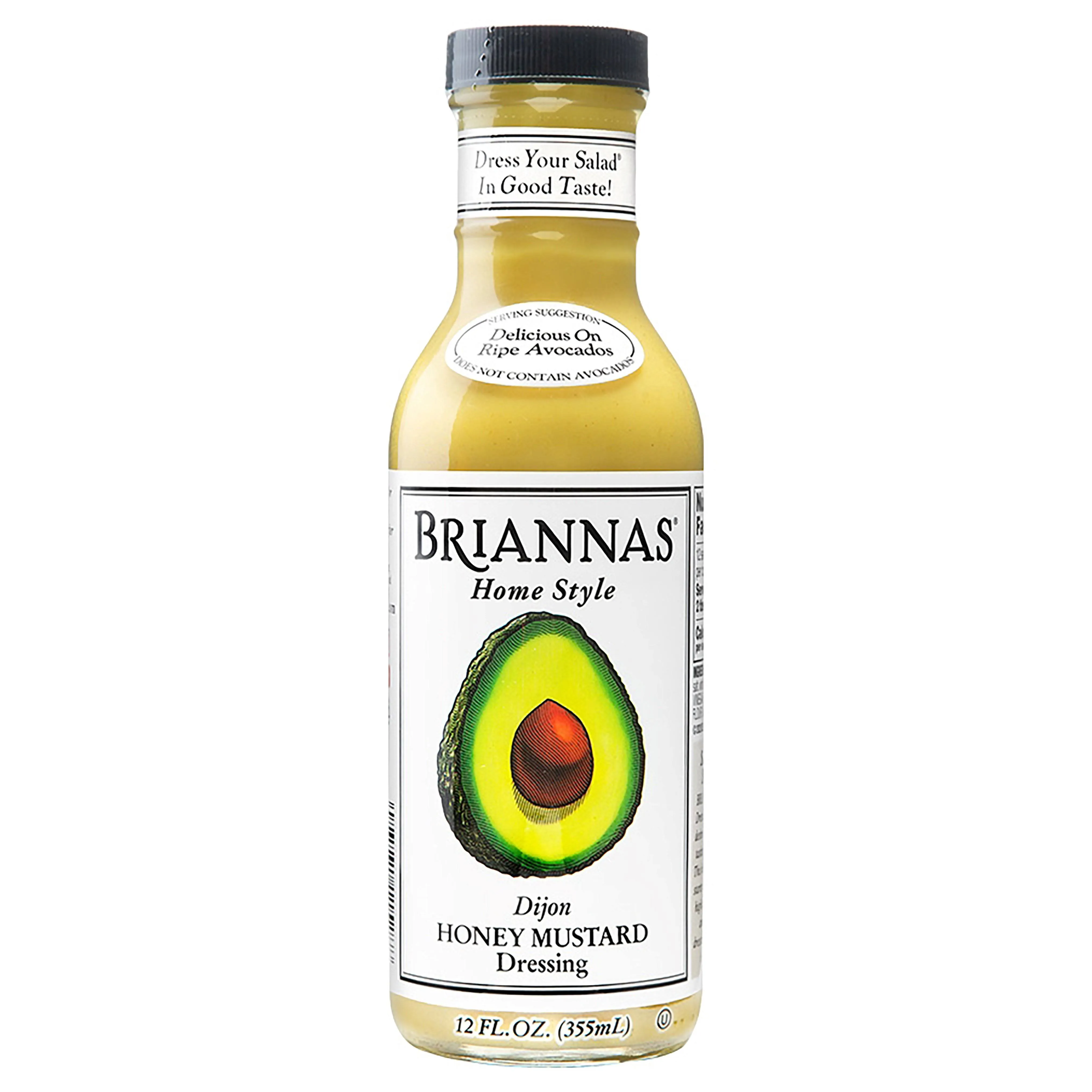 Brianna's Home Style Dressing, Dijon Honey Mustard - 12 fl oz bottle 