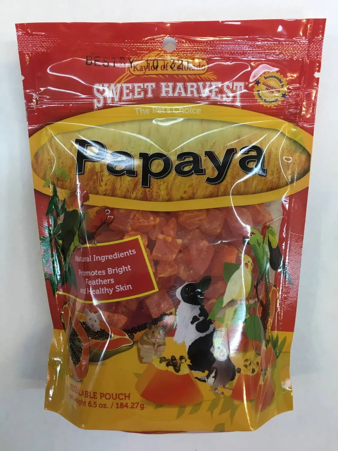 Sweet Harvest Papaya Bird & Small Animal Treats 6.5oz