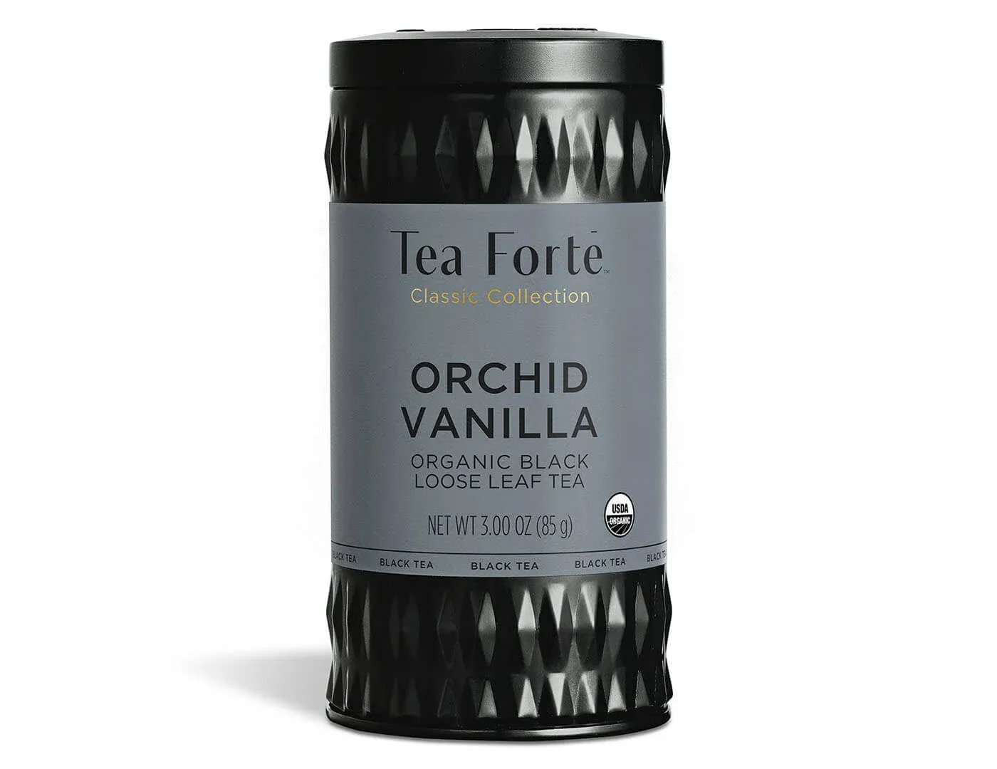 Tea Forte Organic Black Tea Orchid Vanilla, 3.53 Ounce Loose Leaf Tea Canister