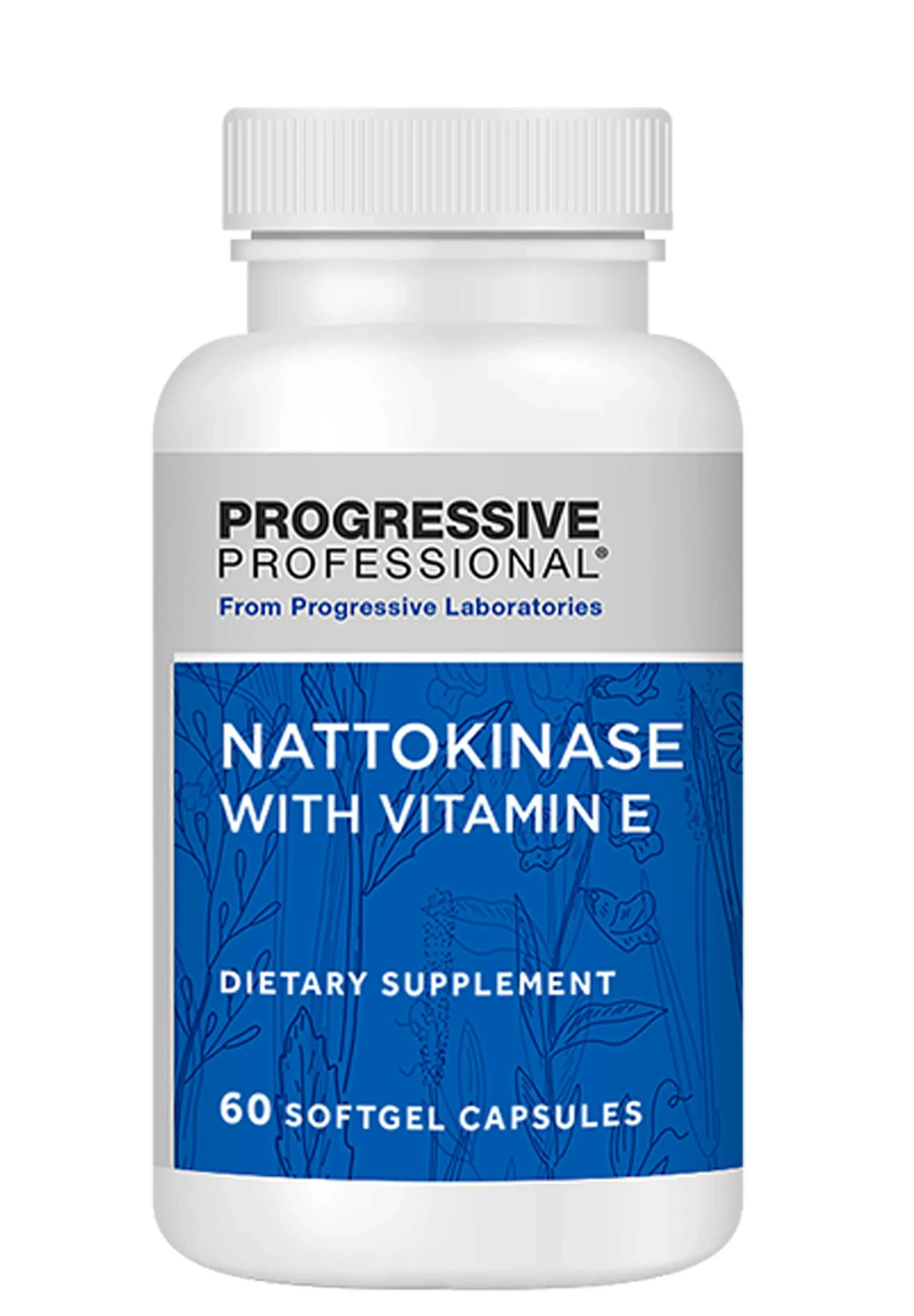 Progressive Labs , Nattokinase with Vitamin E 60 Gels