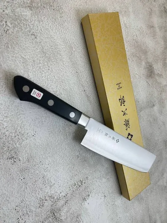 Tojiro 藤次郎 DPコバルト合金鋼割込 口金付 Deba Knife, 刃渡り:165mm, Black