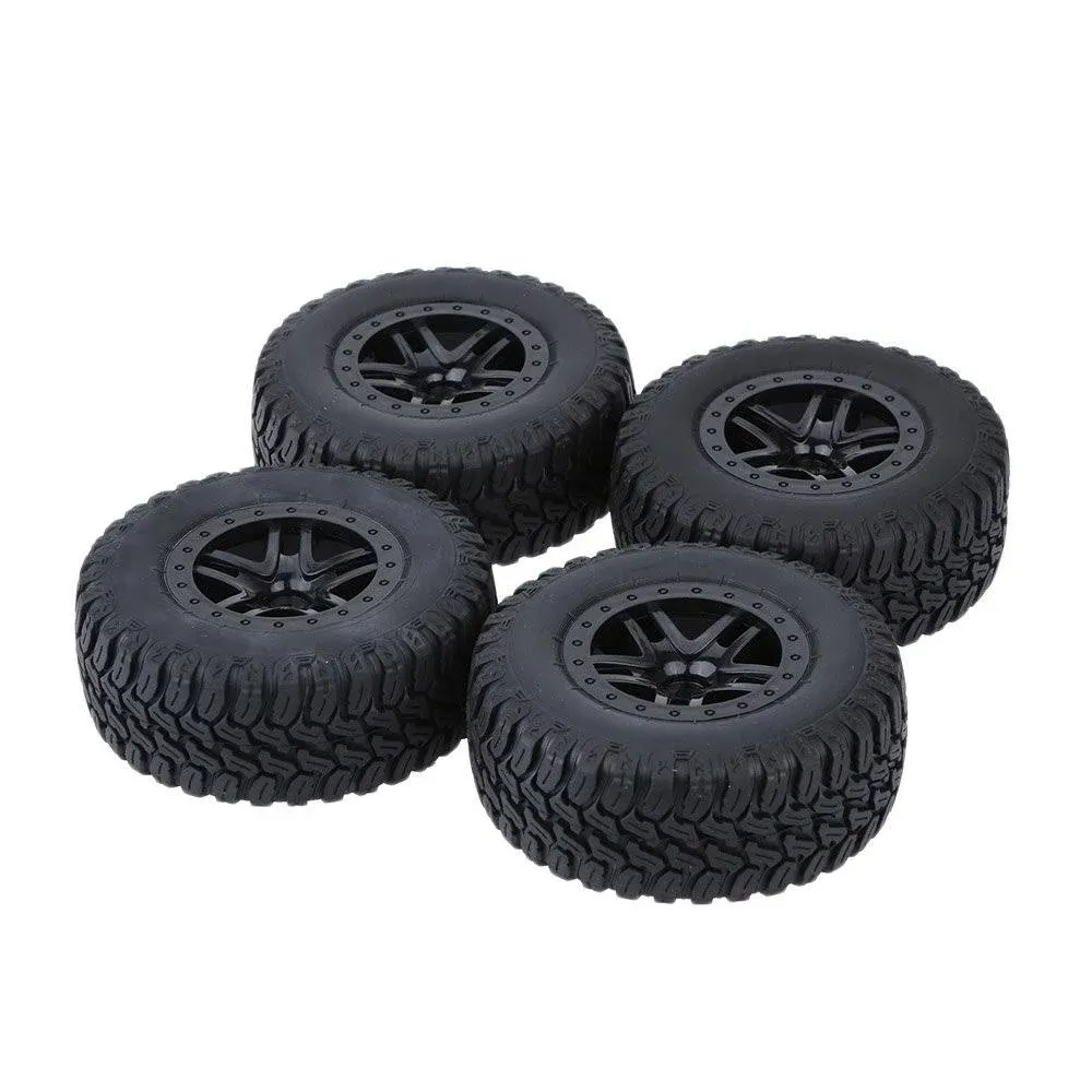 4Pcs/Set 1/10 Short Course Truck Tire Tyres for Traxxas HSP Tamiya HPI Kyosho RC