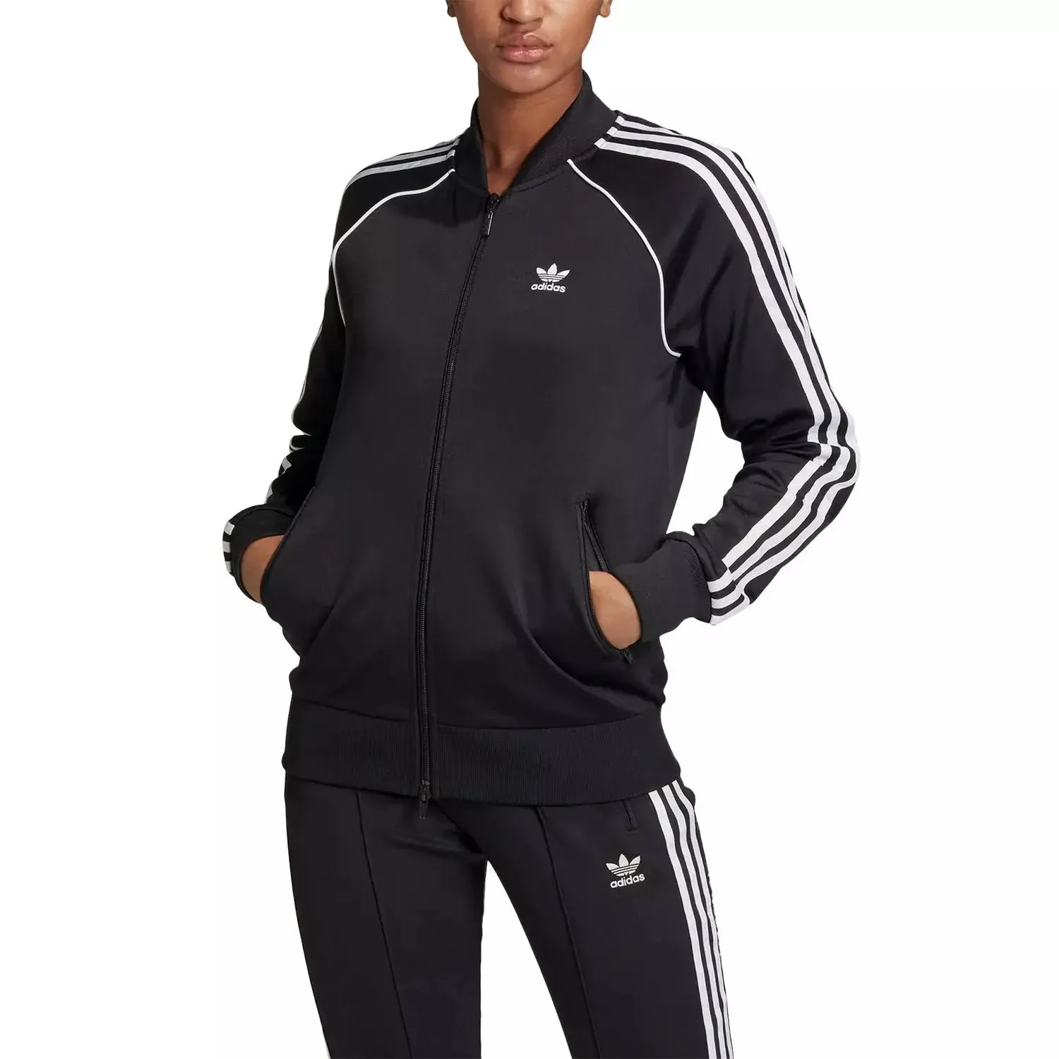 Adidas Primeblue SST Track Jacket Black / White