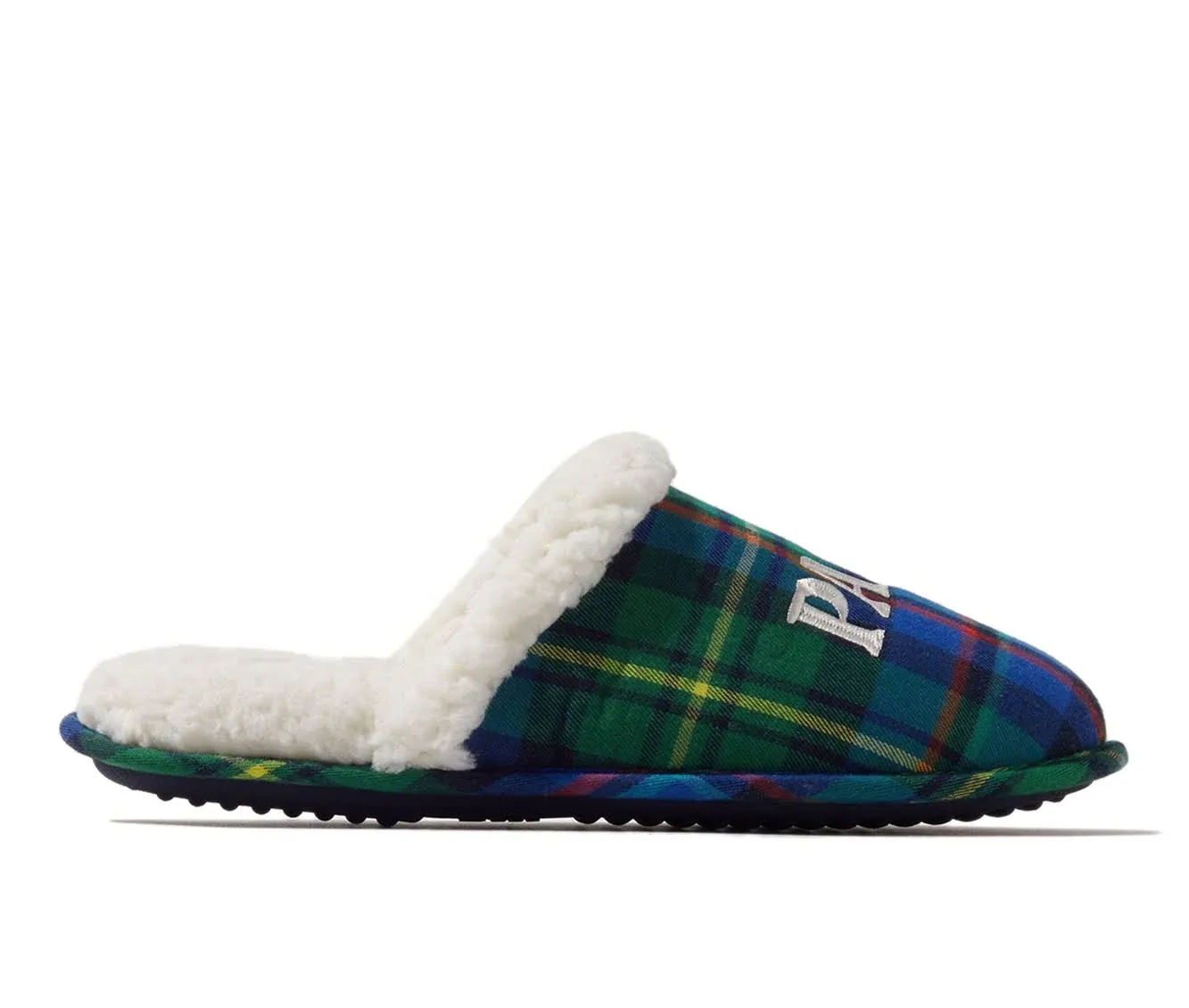 "Men's Papa Bear Plaid Scuff"