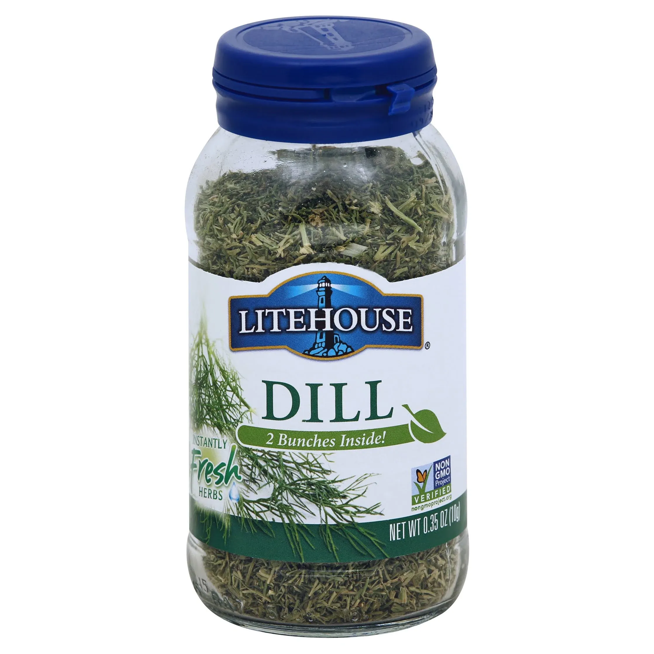 Litehouse Dill Freeze-Dried Herbs 0.35 oz. Bottle Other