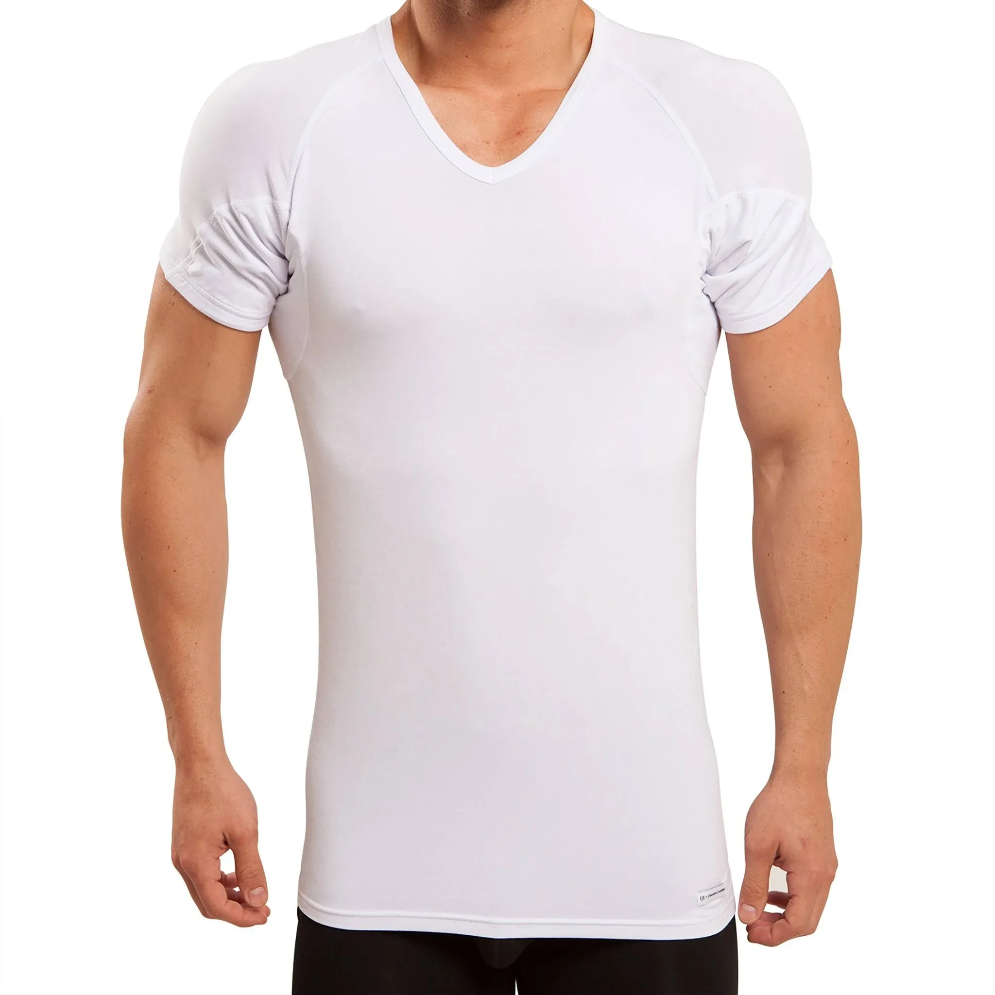 V-Neck Cotton Sweat Proof Undershirt For Men