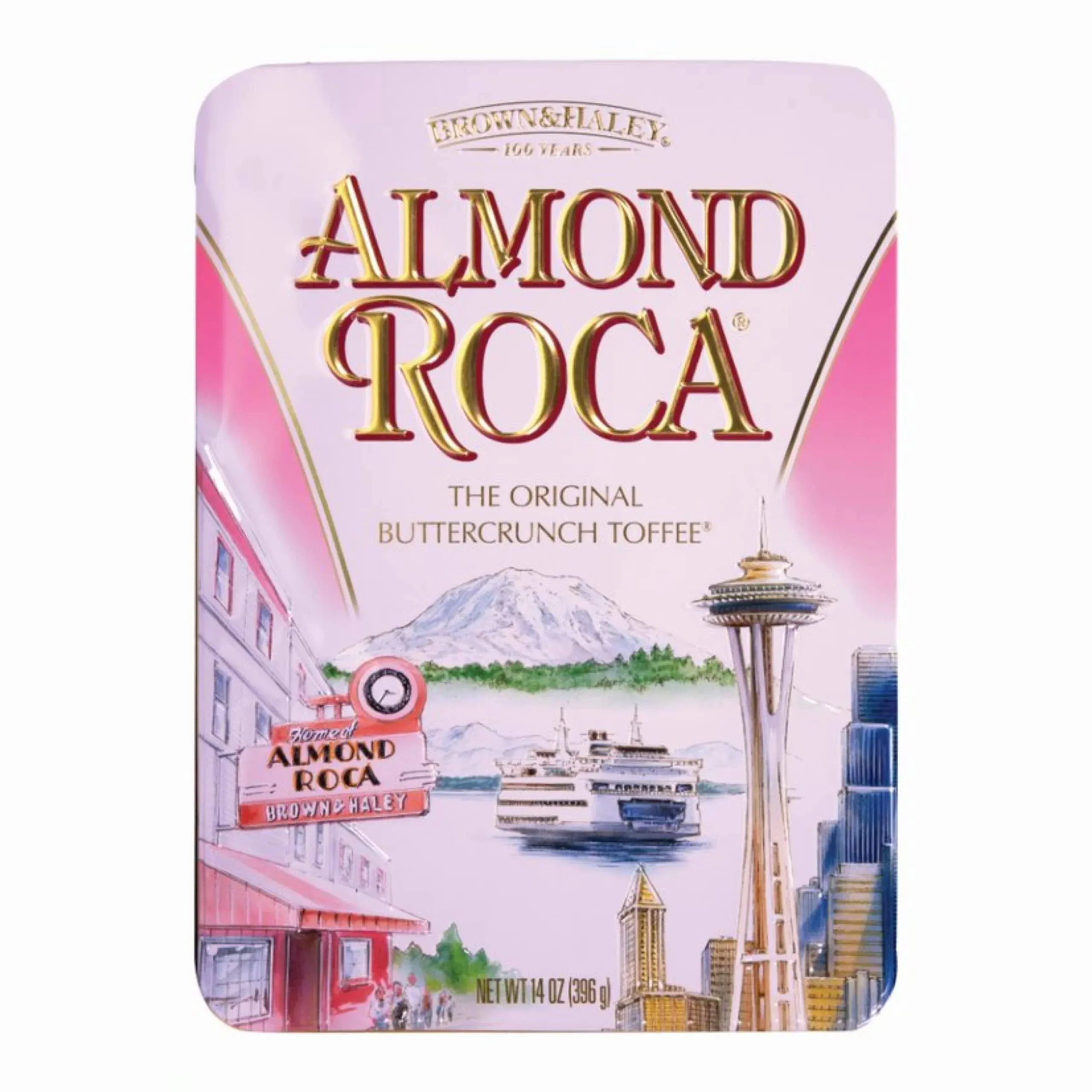 Brown &amp; Haley ALMOND ROCA Keepsake Tin - The Original Buttercrunch Toffee with A