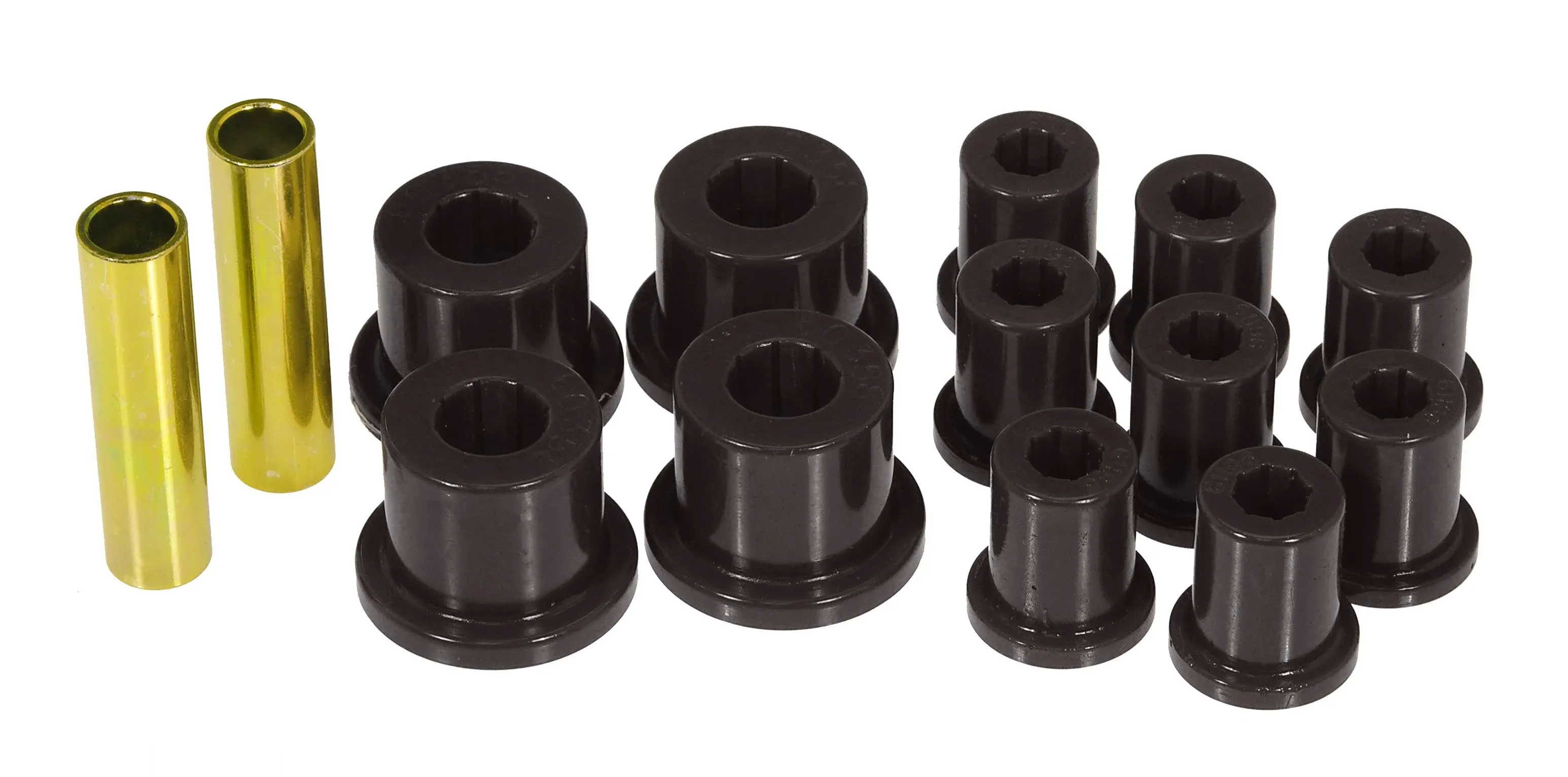 Prothane 1-1003-BL 76-86 Jeep CJ5/CJ7 Rear Spring & Shackle Bushings - Black