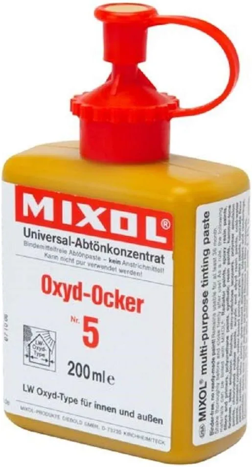 Mixol Universal Tints, Oxide Yellow, #05, 200ml