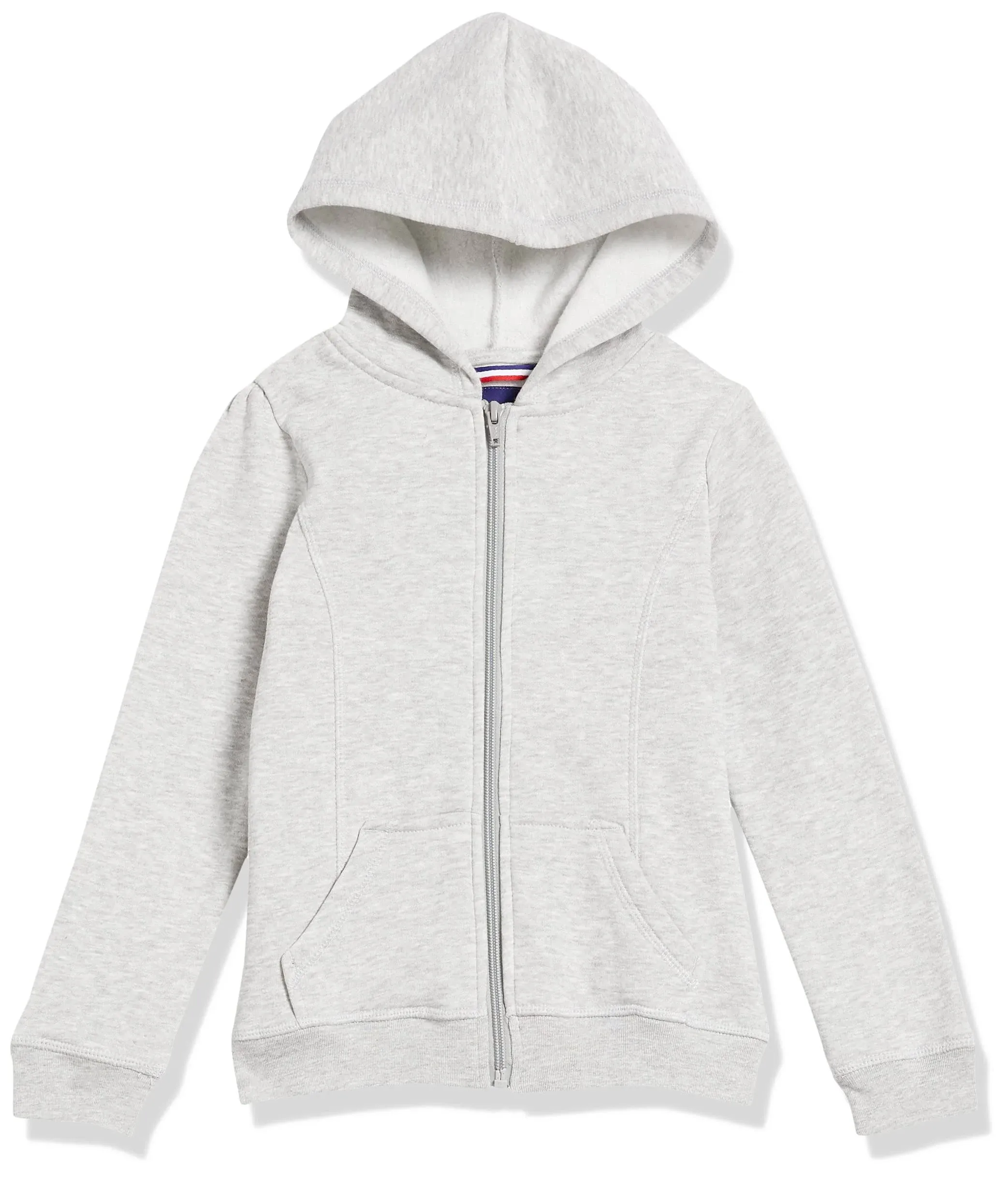 French Toast Zip-Front Fleece Hoodie Small / Grey