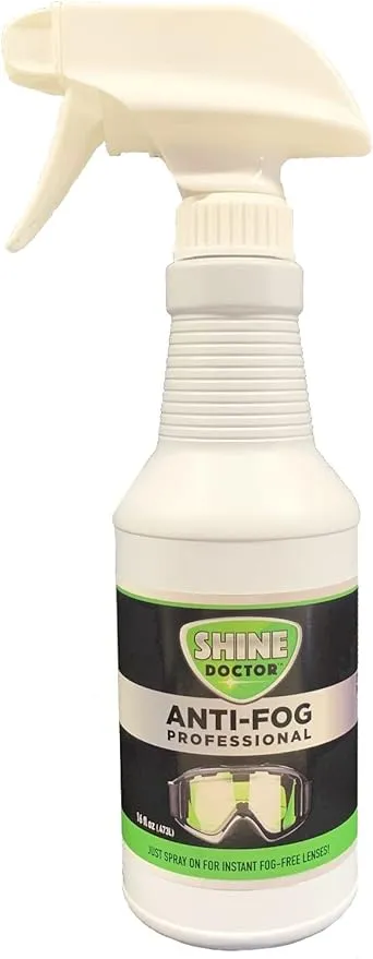 Shine Doctor Anti-Fog Spray 16 oz. Safety Glasses, Swim Goggles, Snorkel Masks