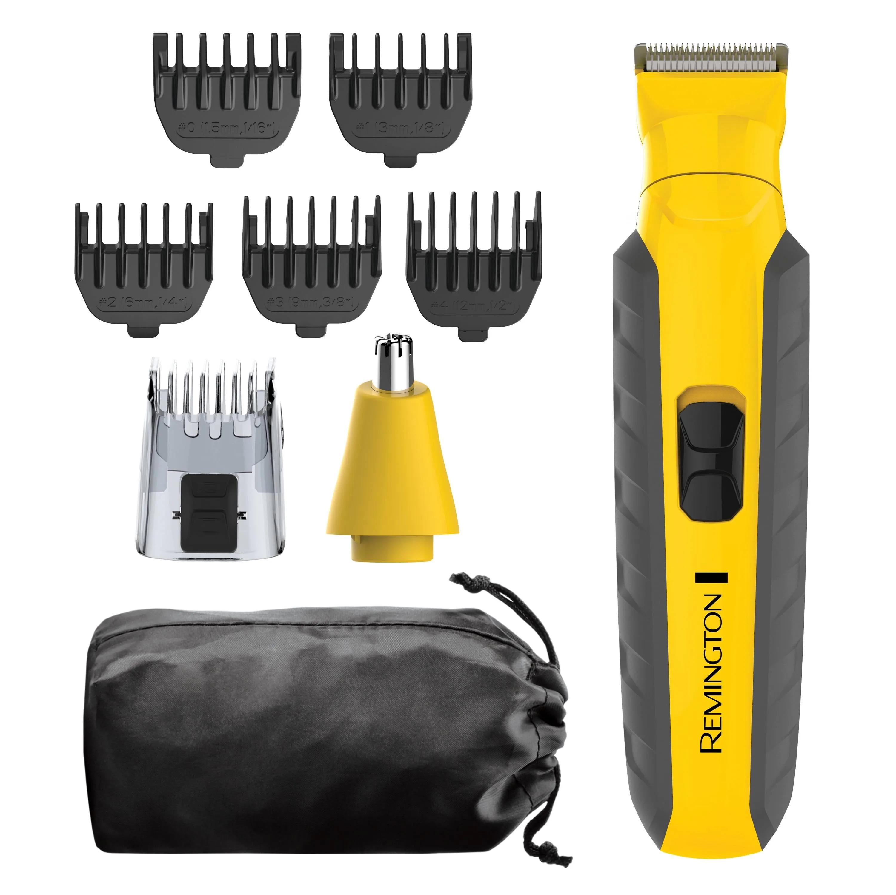 Remington Virtually Indestructible All-in-One Grooming Kit, Yellow, PG6856