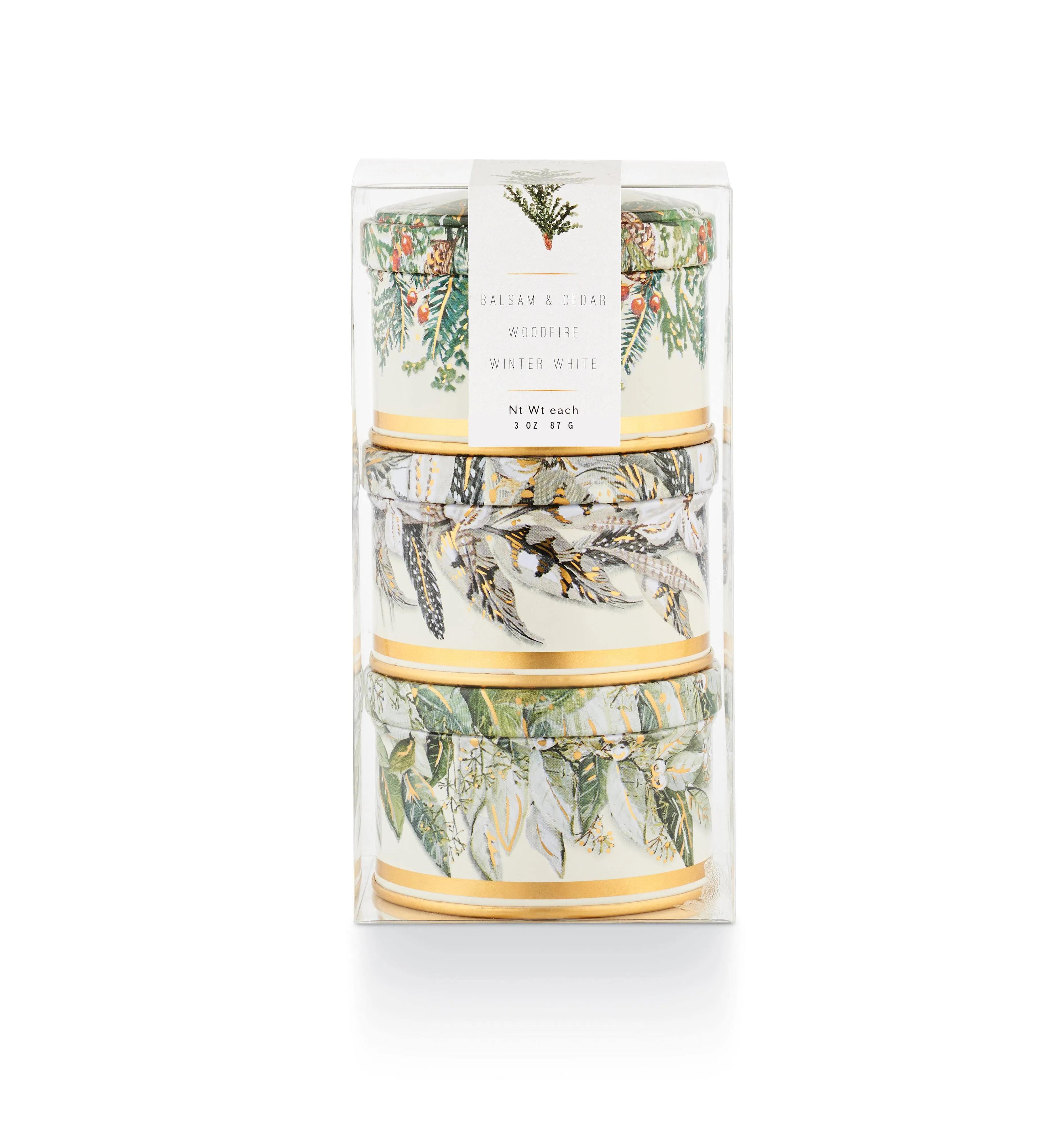 Illume Noble Holiday Mini Tin Candle Gift Set