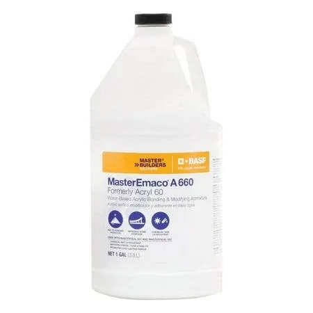 1 PC, BASF Masteremaco A660 White Bonding Primer 1 Gal