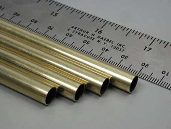 K &amp; S Precision Metals 691295 0.34 in. OD x 36 in. Round Brass Tube