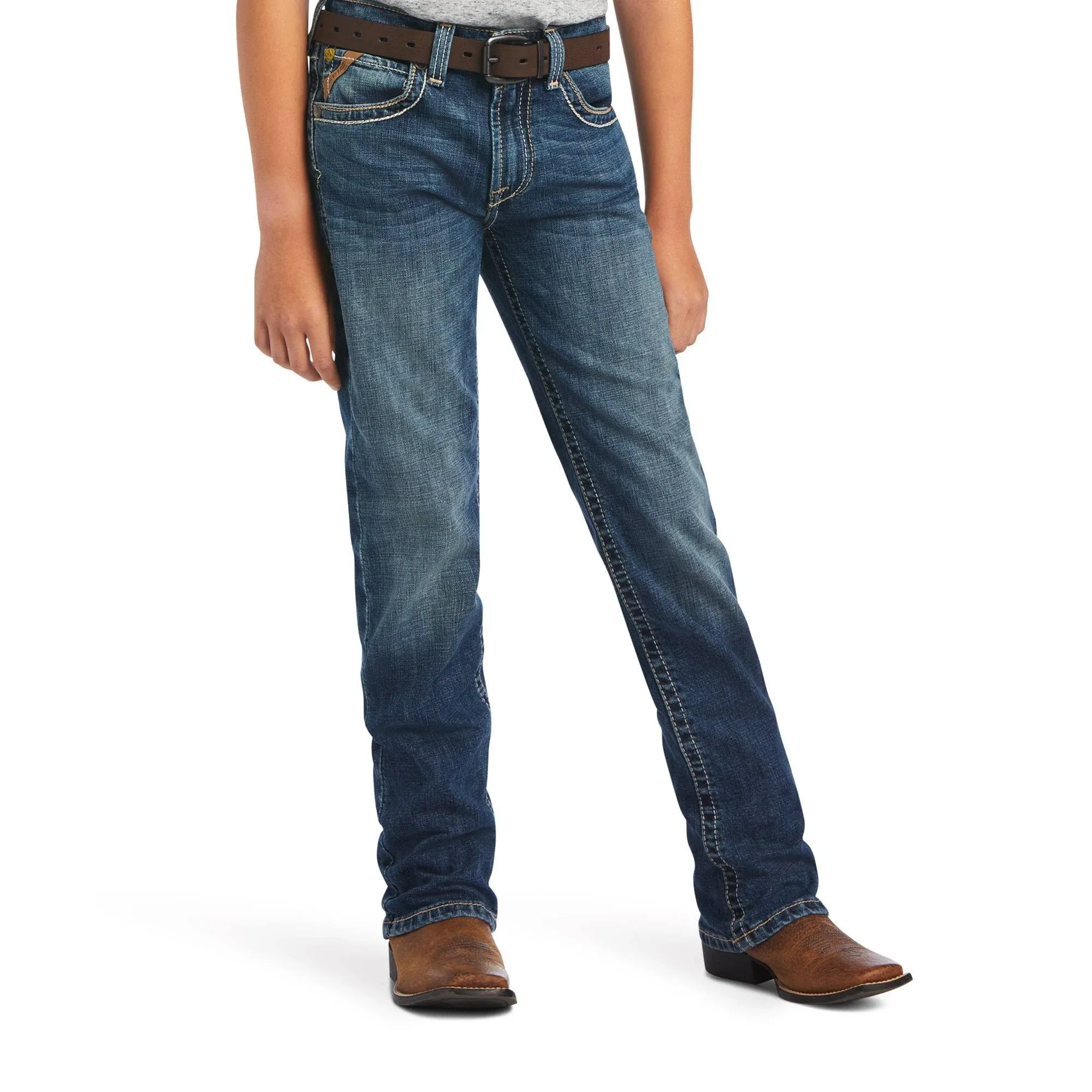 Ariat -10040502- B5 Slim Wilson Stackable Straight Leg Jean- Wave