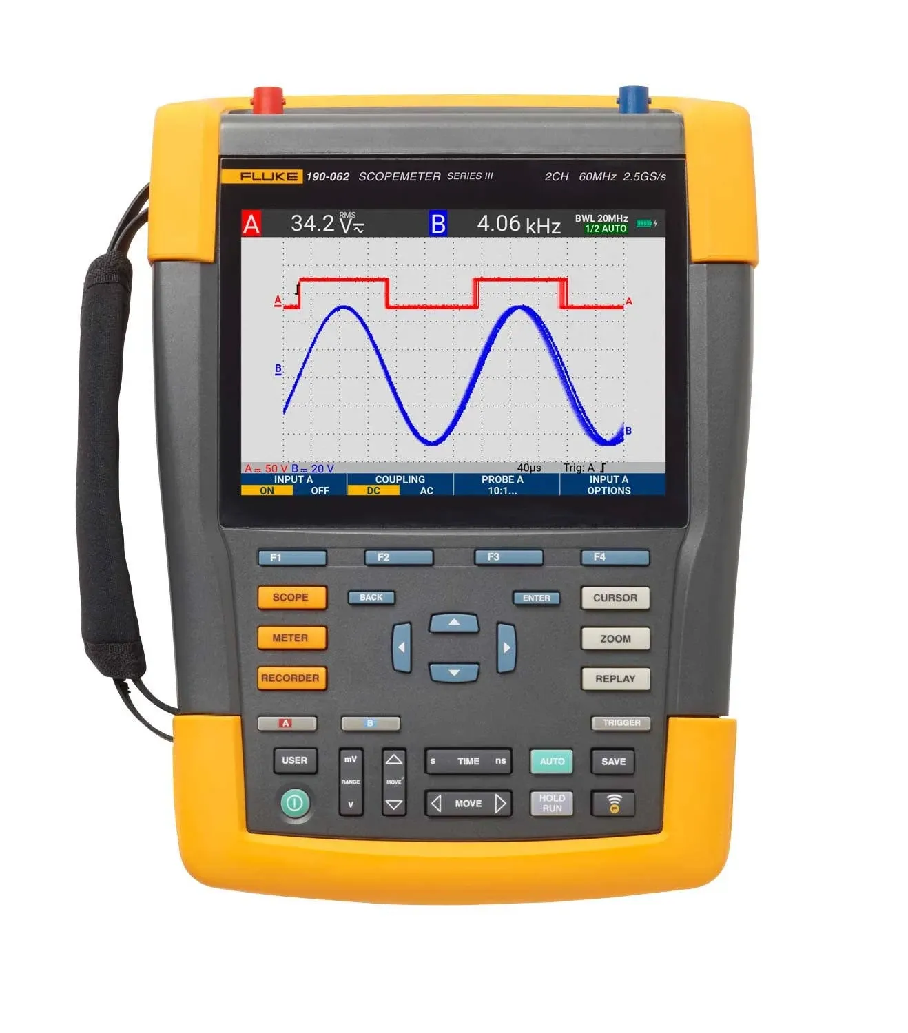 new Fluke 190-062-III - Color ScopeMeter, 60Mhz, 2 Channel FedEx or DHL