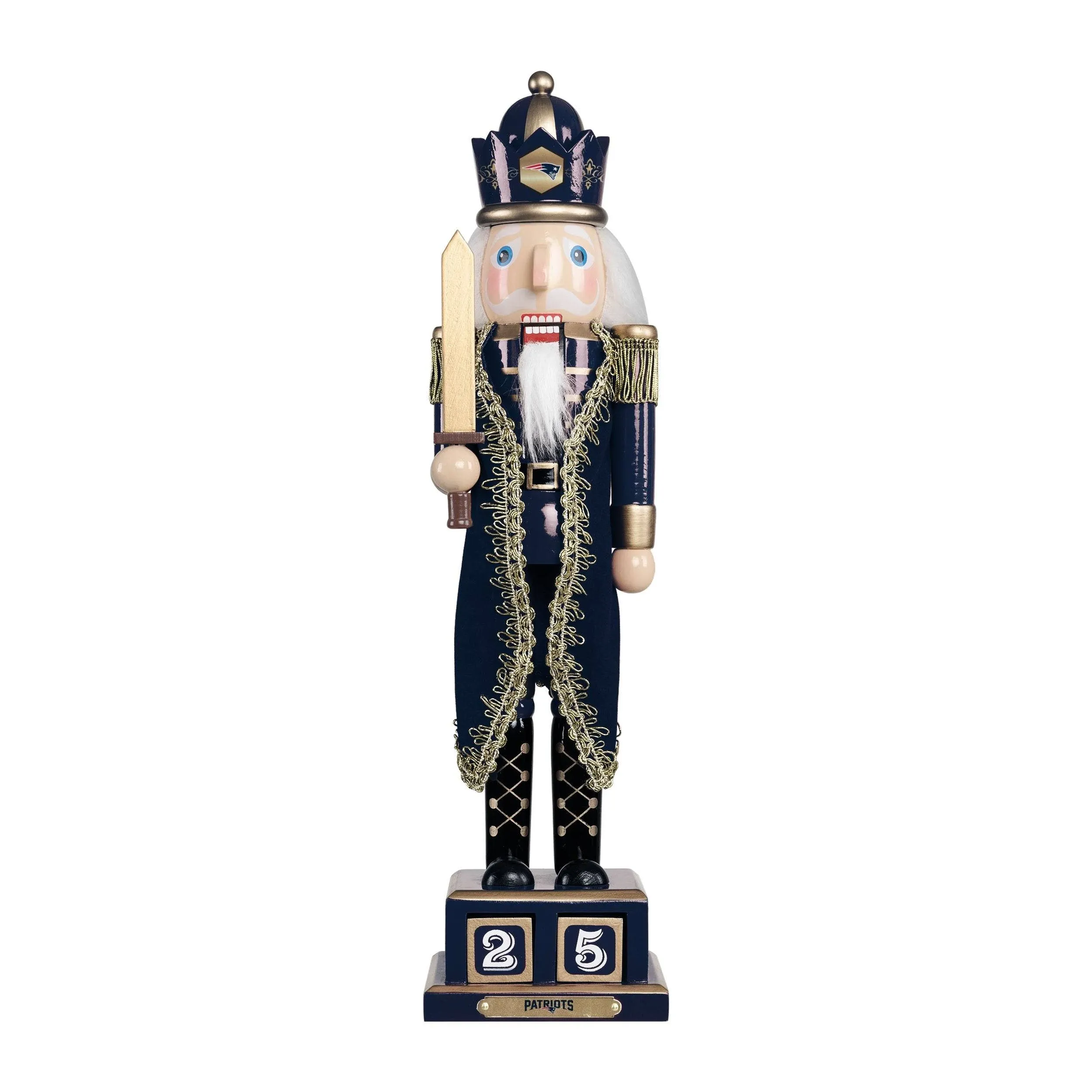 New England Patriots NFL Countdown Nutcracker