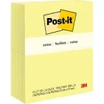 Post-it Notes Original Pads in Canary Yellow 3 x 5 100-Sheet 12/Pack