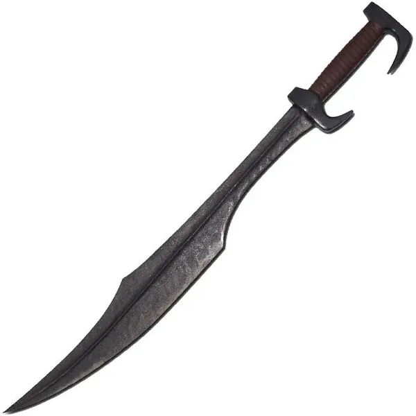 Armory Replicas™ - Spartan Warrior Sword - Hand Forged Carbon Steel Blade, Antique Finish, Leather Wrapped Cast Iron Handle - Perfect for Collectors and Enthusiasts