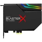 Creative Sound BlasterX AE-5 Plus Pure Edition SABRE32 Ultra-Class 32-bit/384kHz PCI-e Gaming Sound Card and DAC with Dolby Digital and DTS, Xamp Discrete Headphone Bi-amp, 122dB SNR, RGB LED Strips