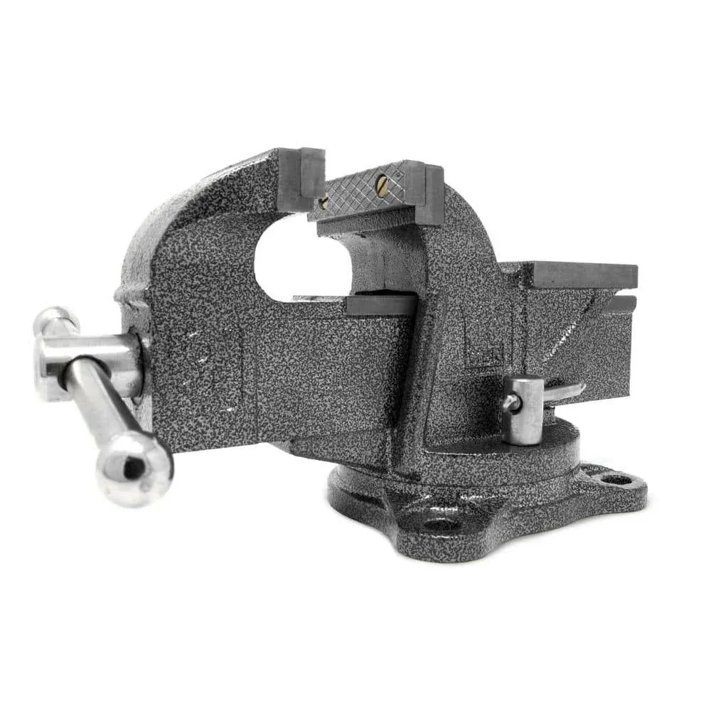 Wen 453BV 3 in. Heavy-Duty Cast Iron Bench Vise with Swivel Base