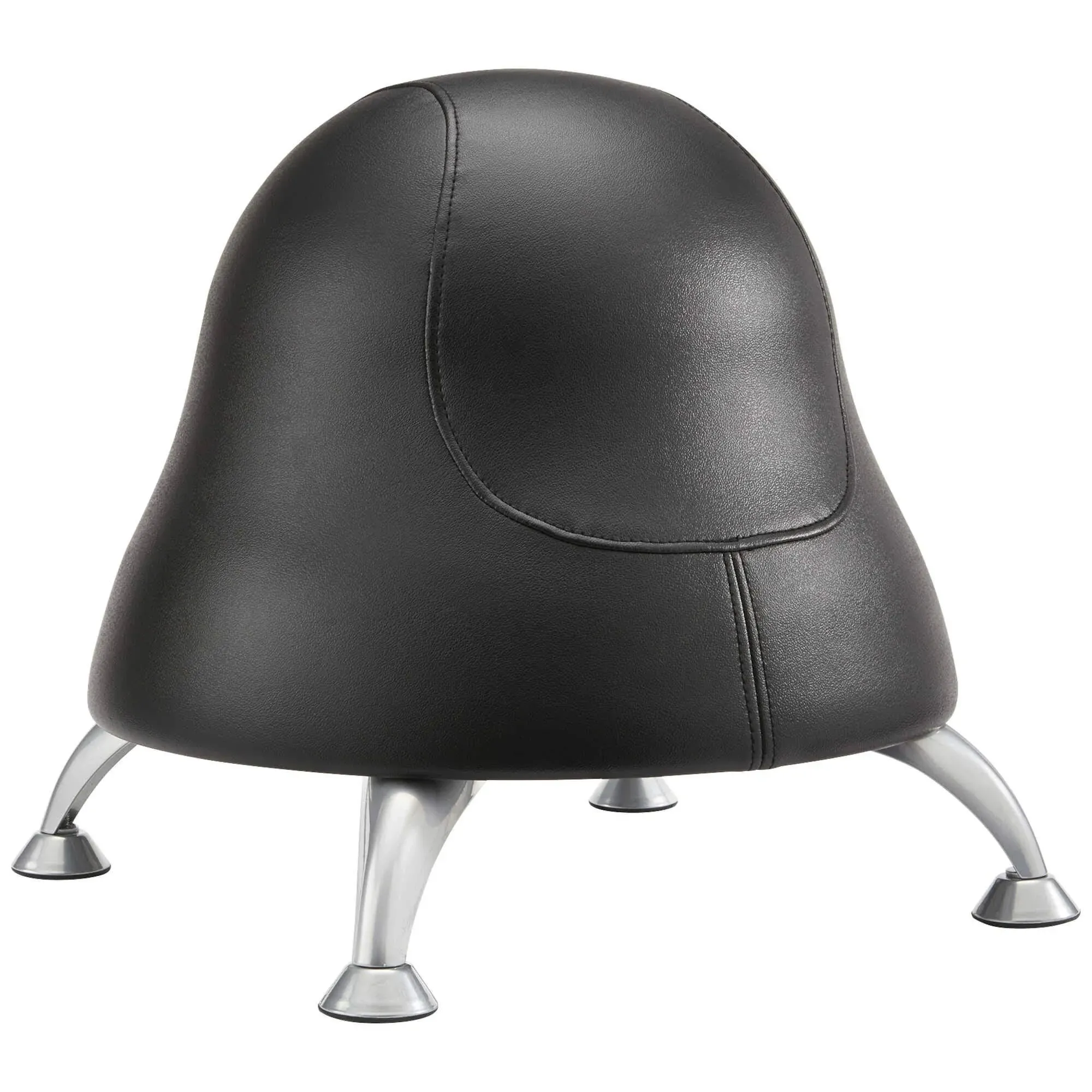 Runtz Black Vinyl Ball Chair, Safco