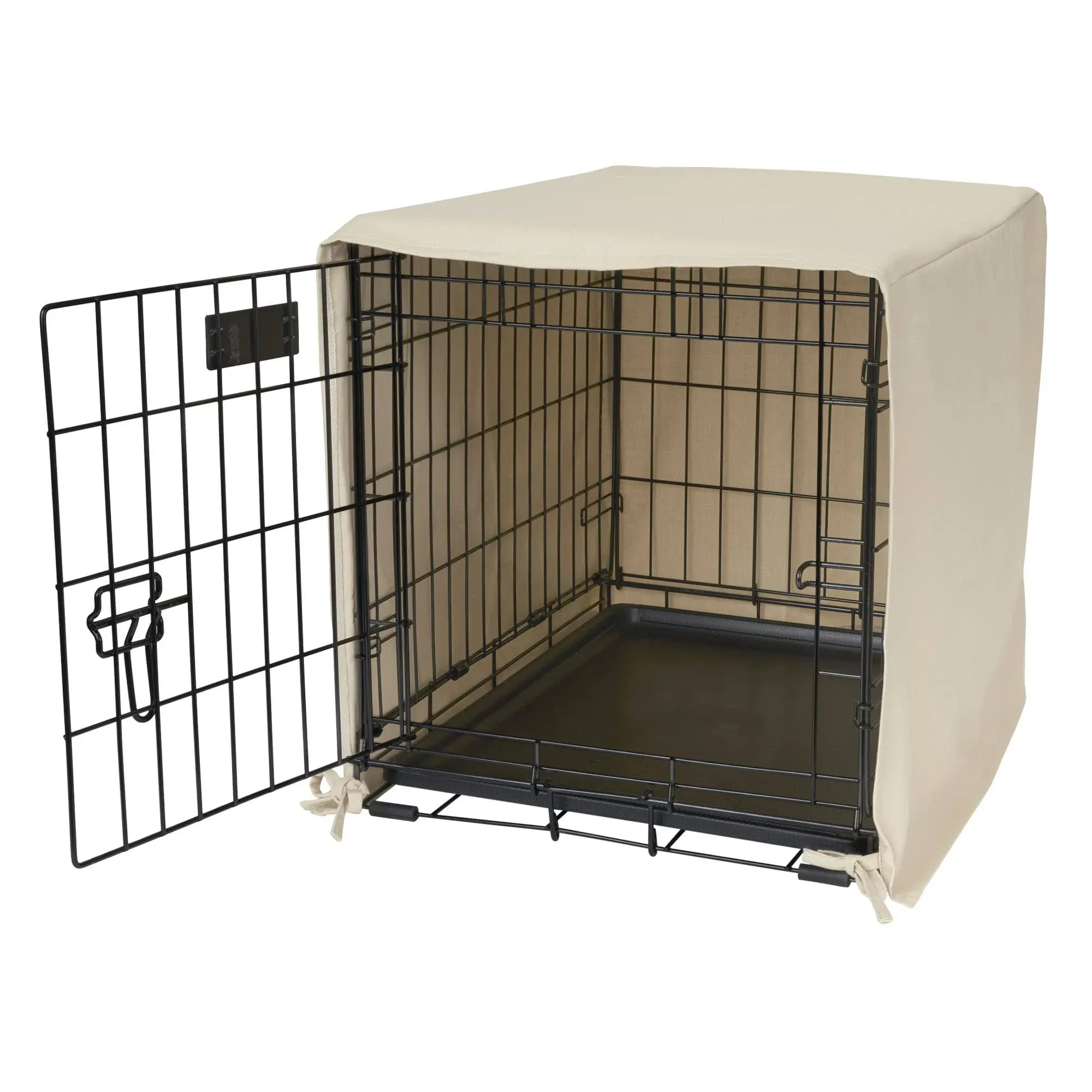 Pet Dreams Dog Crate Cover, Breathable, Dog Kennel Cover, Single Door, Dog Cage Covers for Dog Crates, Fabric Dog Crate Covers (Fits iCrates 18, 24, 30, 36, 42, 48 inches)