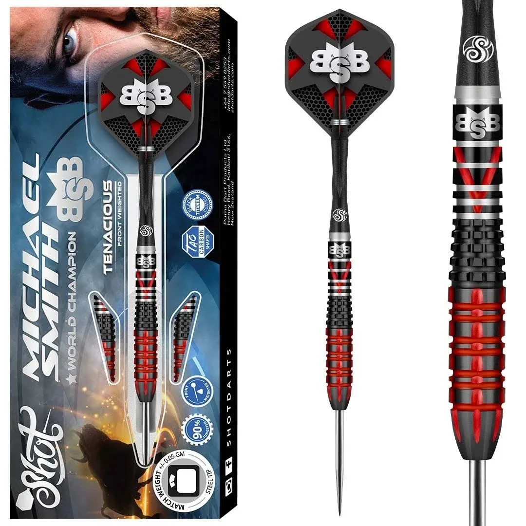 Shot Michael Smith Tenacious Steel Tip Darts