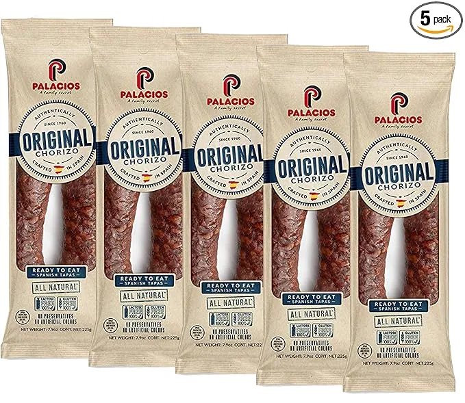 Palacios Mild Palacios Chorizo, 7.9 Ounce (Pack of 5)