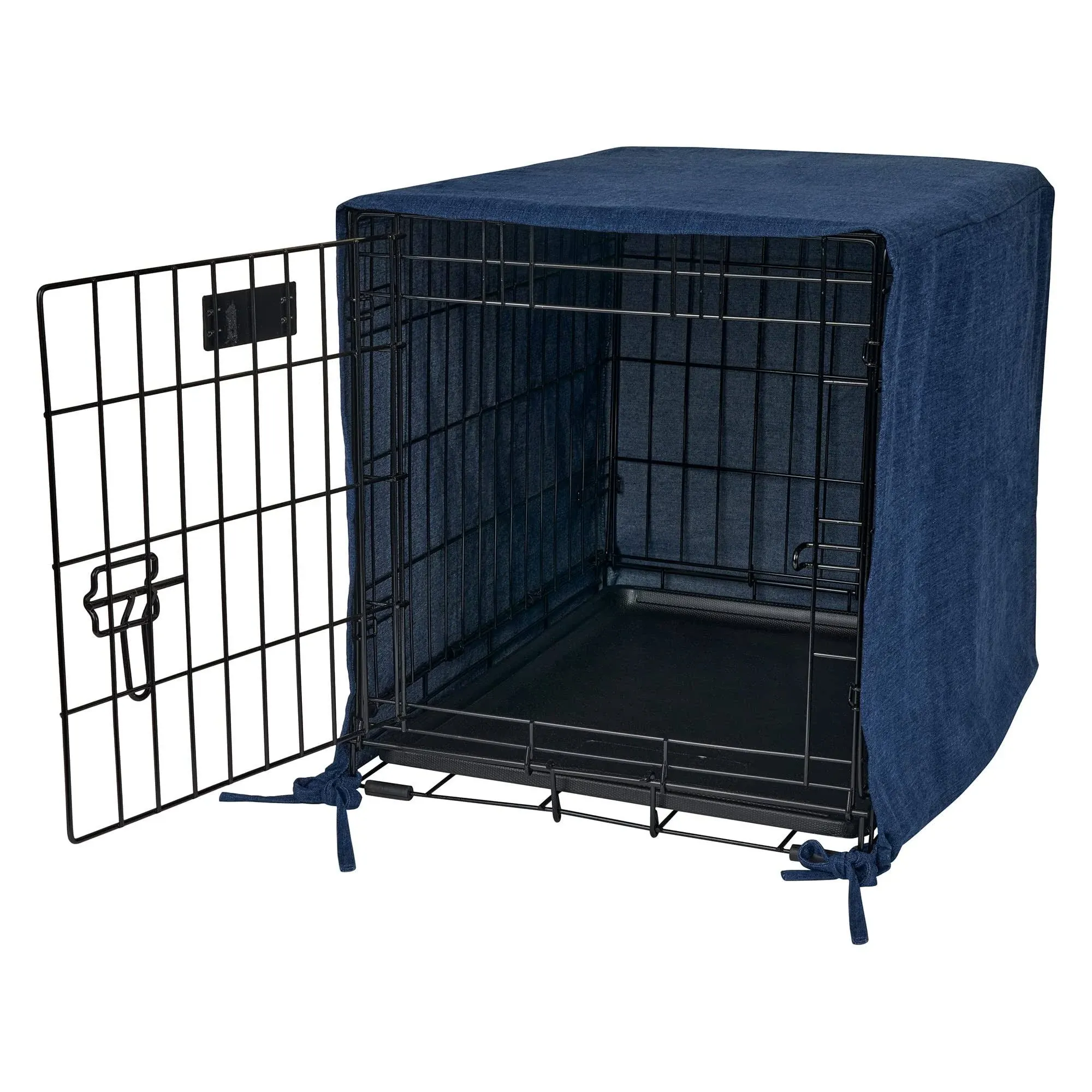 Pet Dreams Dog Crate Cover, Breathable, Dog Kennel Cover, Single Door, Dog Cage Covers for Dog Crates, Fabric Dog Crate Covers (Fits iCrates 18, 24, 30, 36, 42, 48 inches)