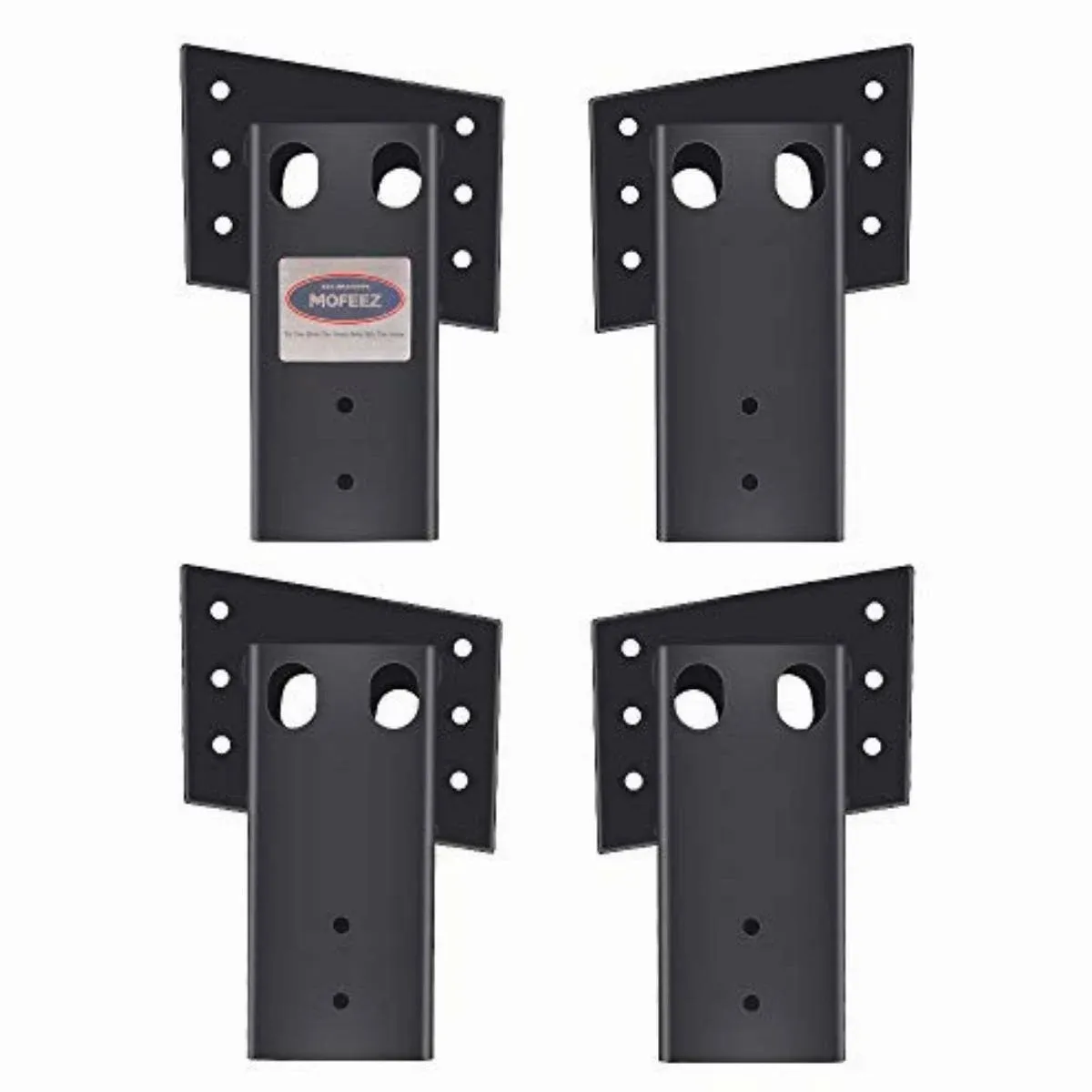 Mofeez Outdoor 4x4 Compound Angle Brackets for Deer Stand Hunting Black 