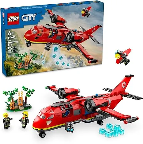 Lego City Fire Rescue Plane 60413