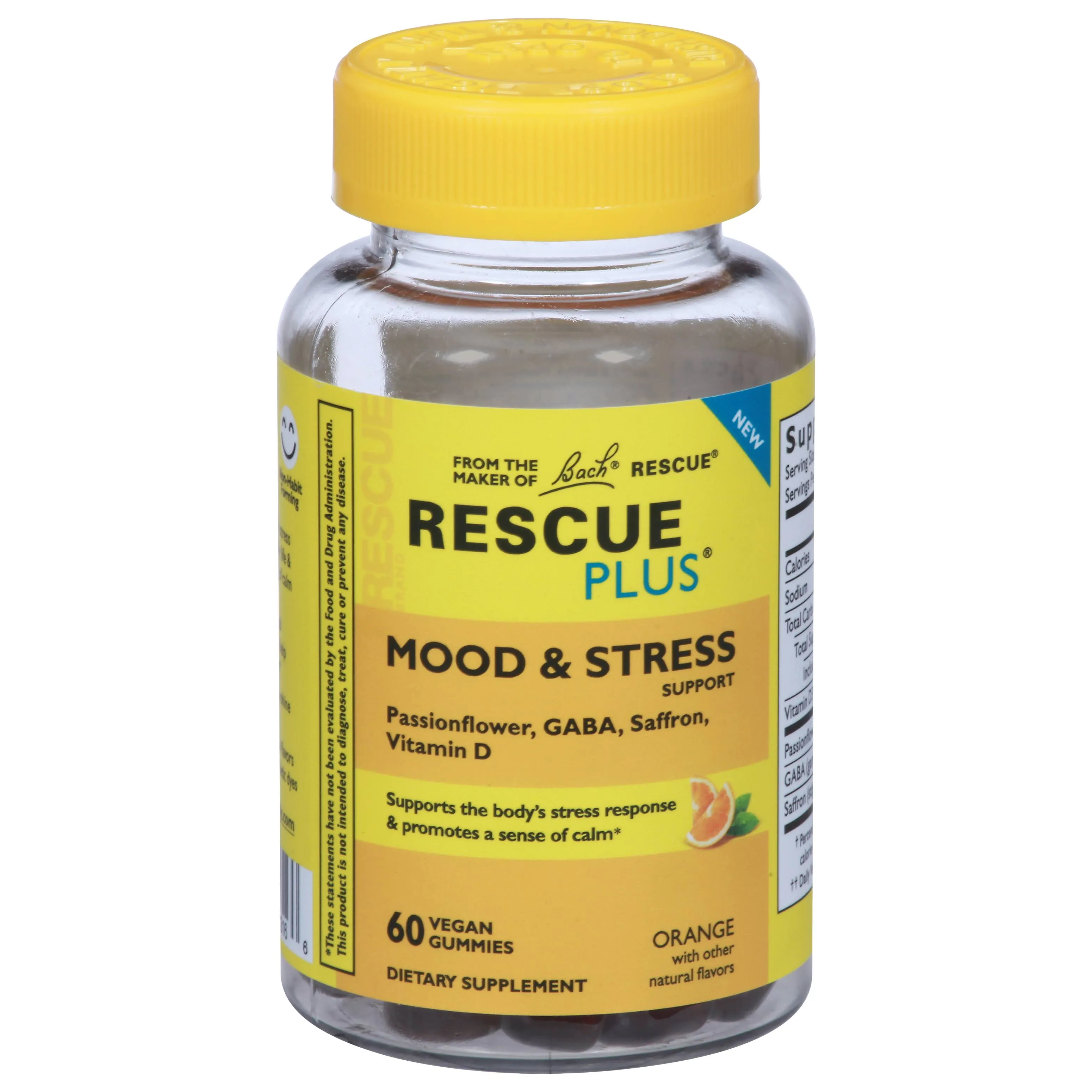 Rescue - Mood Stress Support Gummy Orange - 1 Each-60 Count