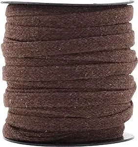 Mandala Crafts Brown Flat Drawstring Cord Drawstring Replacement 38 Inch 20 Y...