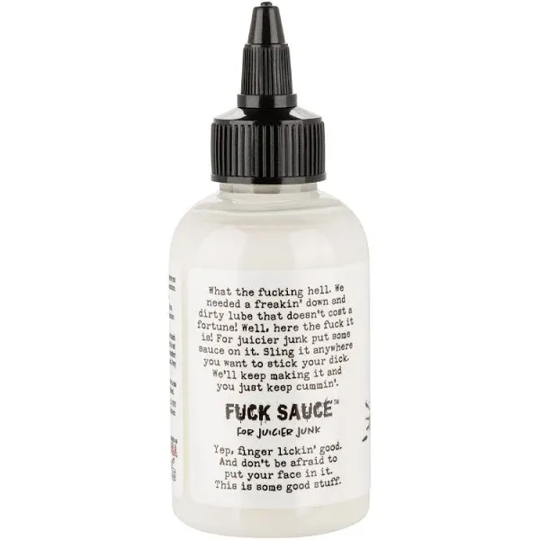 Fuck Sauce cum Scented Lubricant - 4 oz