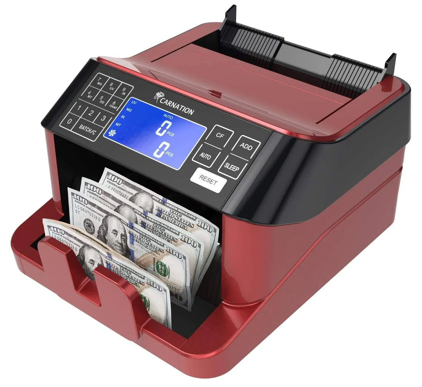 Carnation USA Cash Counter with Counterfeit Bill Detection - UV, Infrared ...