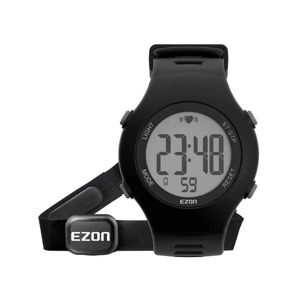  T037 Sports Wristwatch Digital Heart Rate Monitor Outdoor Running Watch Alarm 