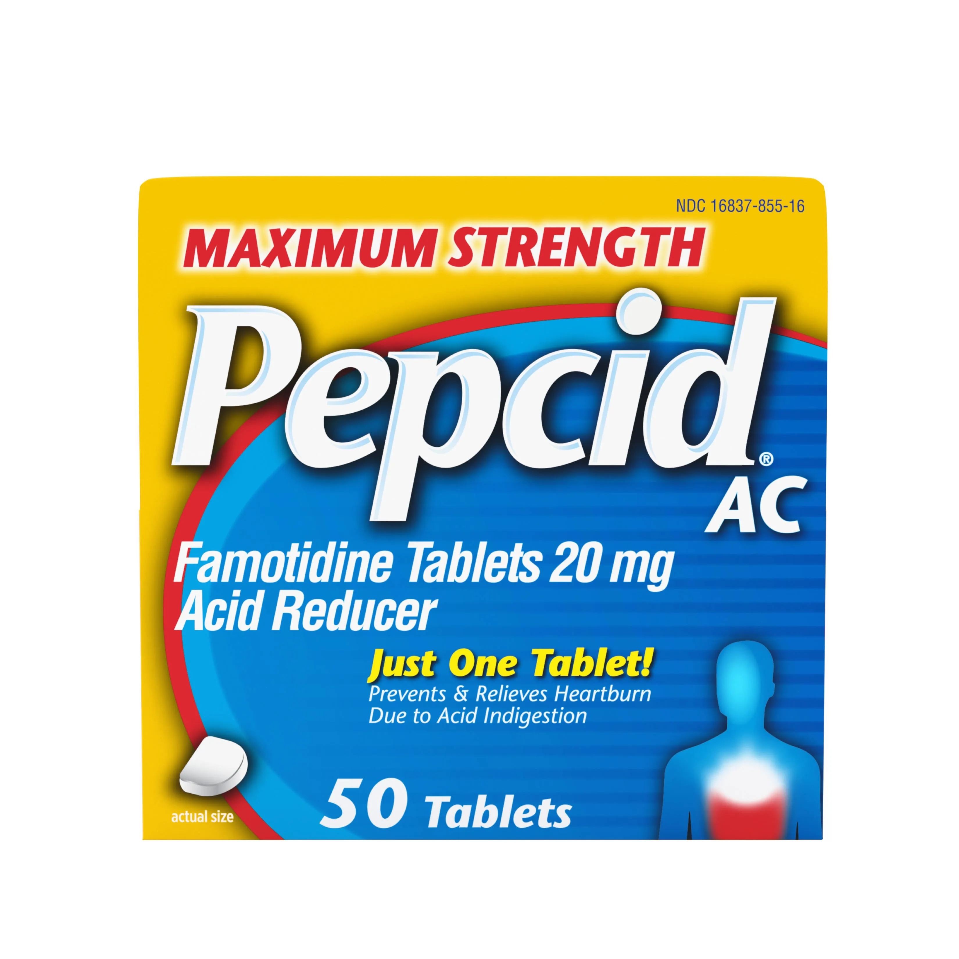 Pepcid AC Maximum Strength Tablets, 50 Count by Pepcid