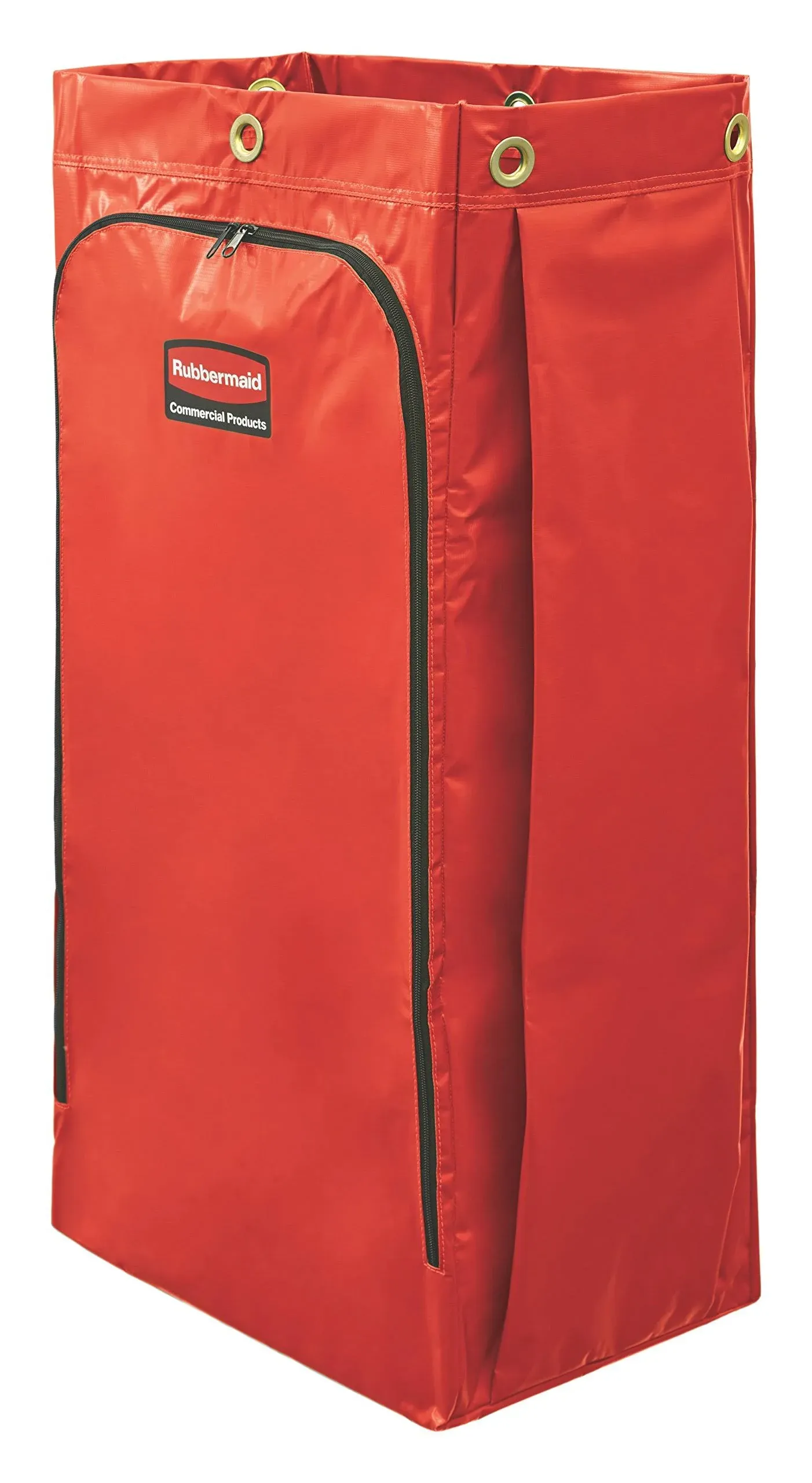 Rubbermaid Commercial High Capacity Cleaning Cart Bag, 34 Gallon, Red, 1966882